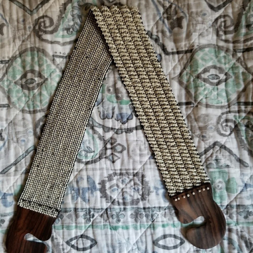 Beaded belt